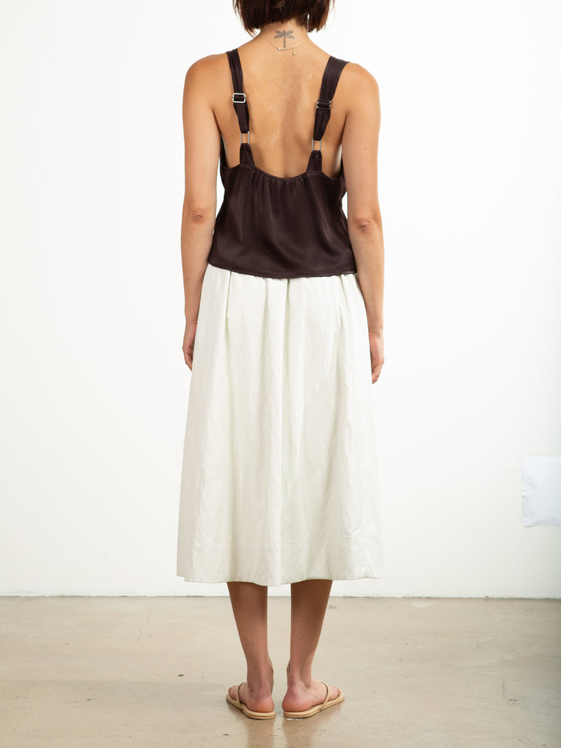 Pharaoh Claudia Skirt in Faux Leather