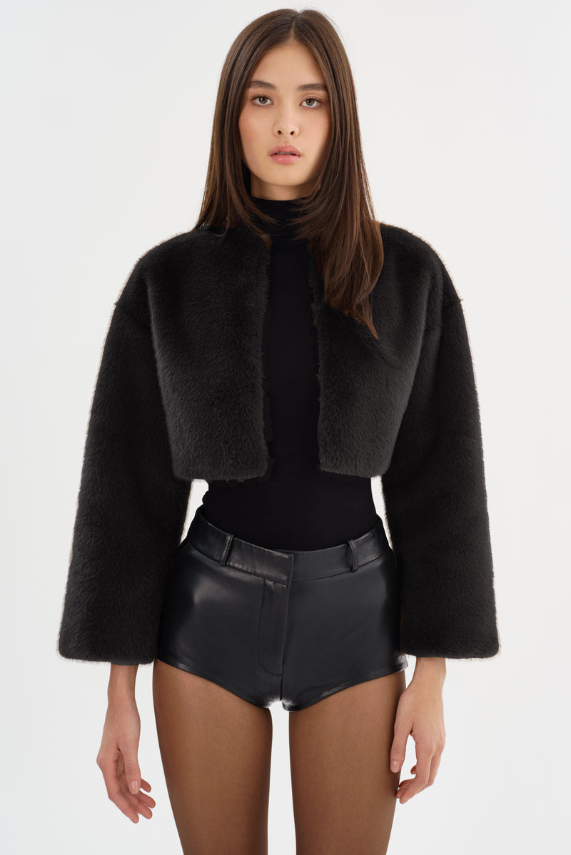 Lamarque Rowdie Faux Fur Jacket