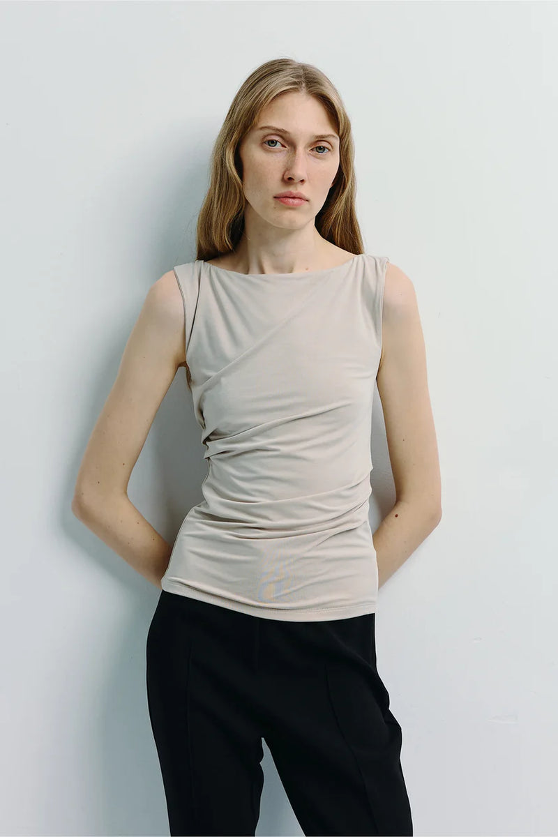 Rue Sophie Fantine Side Pleat Top