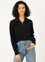 Stitches + Stripes Eva 1/4 Zip Sweater