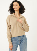 Stitches + Stripes Eva 1/4 Zip Sweater