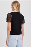 Goldie Puff Slv Tulle Tee