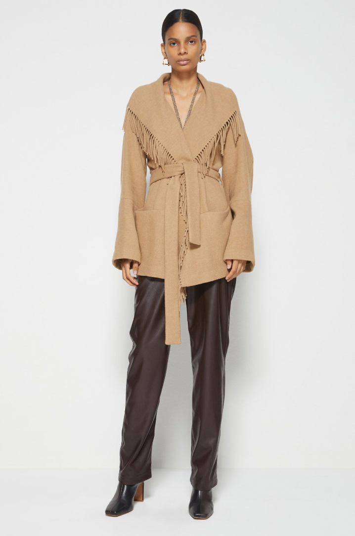 SIMKHAI Rowen Fringe Jacket