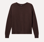 MinnieRose Cotton Cashmere Boxy Crew Neck Sweater