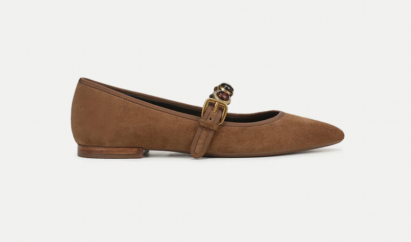 Veronica Beard Selene Embellished Flat