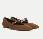 Veronica Beard Selene Embellished Flat