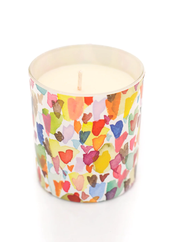 Yaeli Hearts Candle