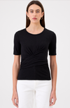 Goldie S/S Tie  Front Wrap Tee