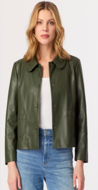 J. Society Button Front Vegan Trench