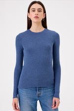 Goldie Button Sleeve Crew