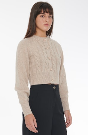 Toccin Rita Cable Knit Cardigan