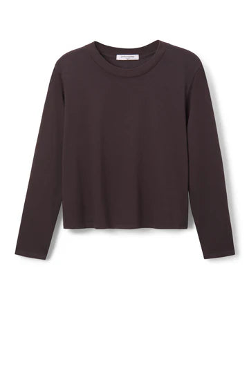 PerfectWhiteTee Bruce Ringspun Cotton Long Sleeve Crew