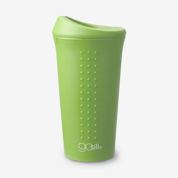 GoSili Reusable Silicone Travel Mug and Coffee Cup, 16oz