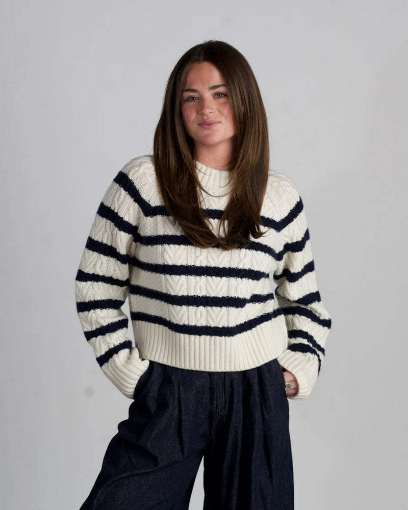 Archer Cameron Stripe Crew Sweater