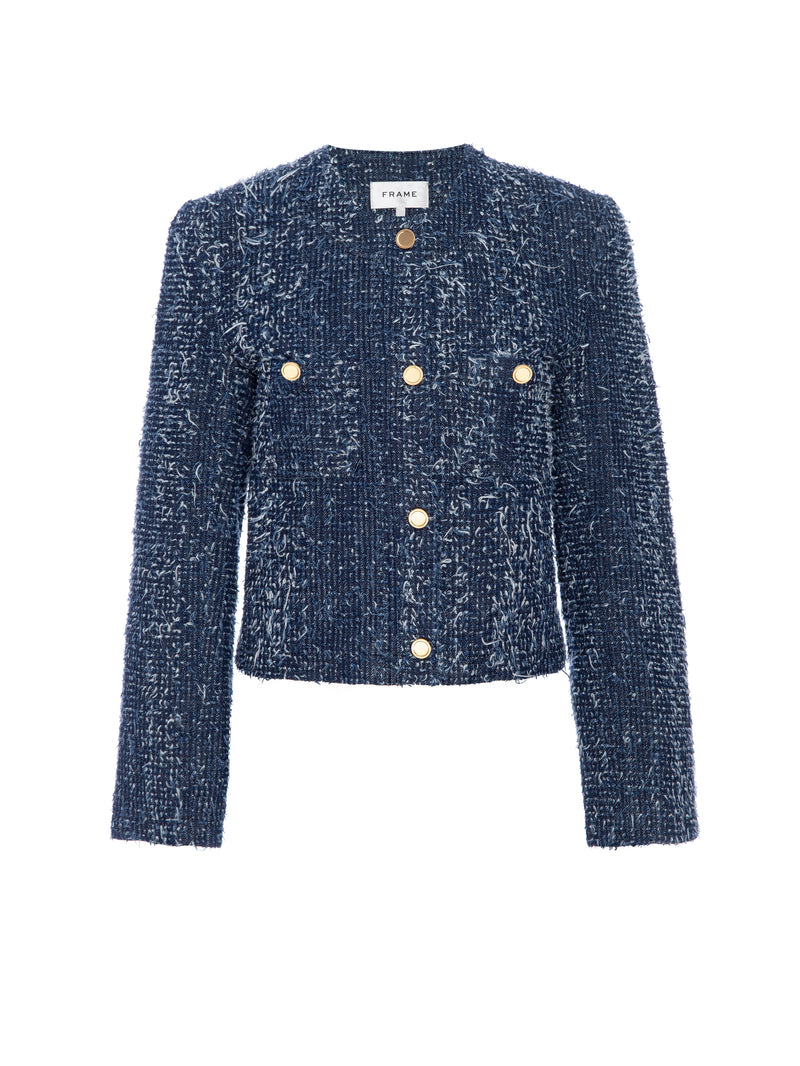 Frame Denim Boucle Jacket