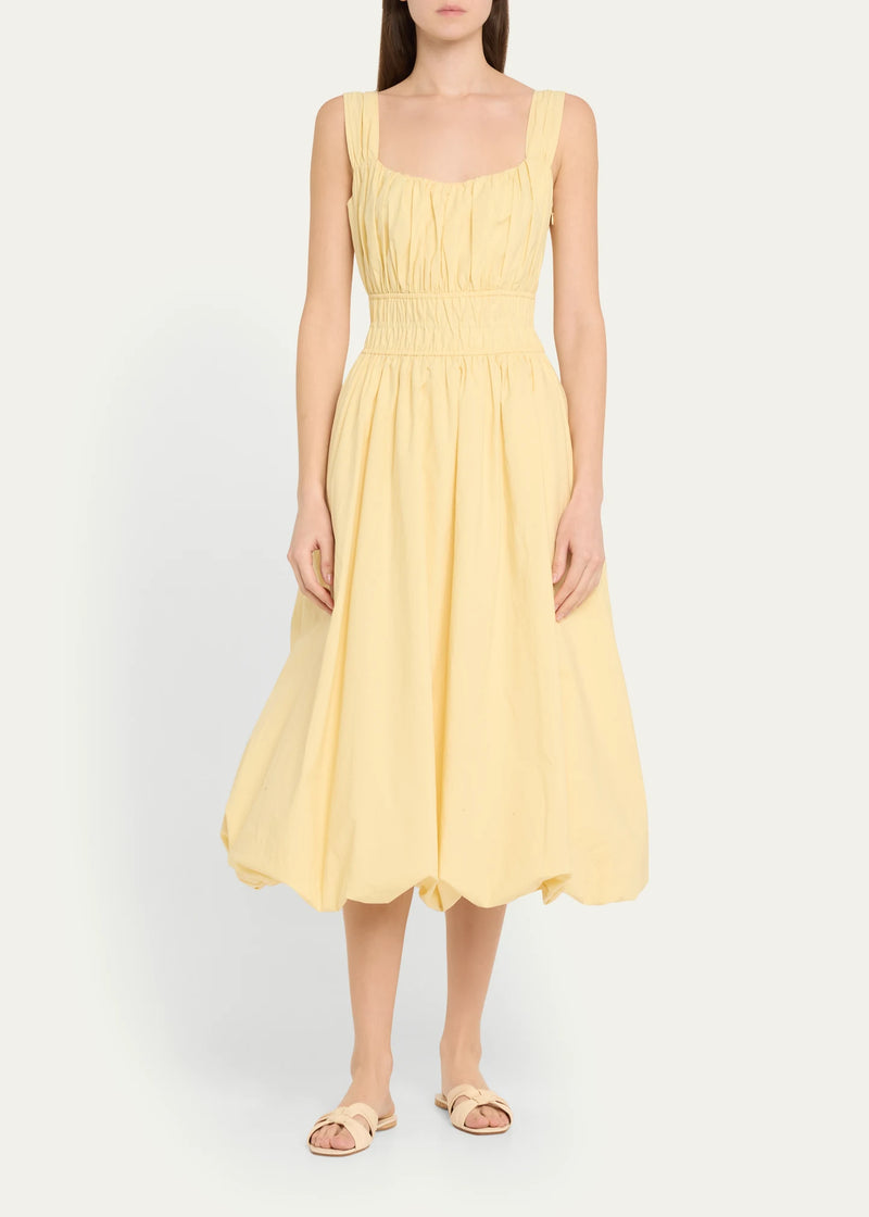 SEA Emmet Poplin Midi Bubble Dress