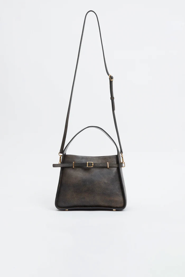 SIMKHAI Cleo Small Leather Bucket Bag