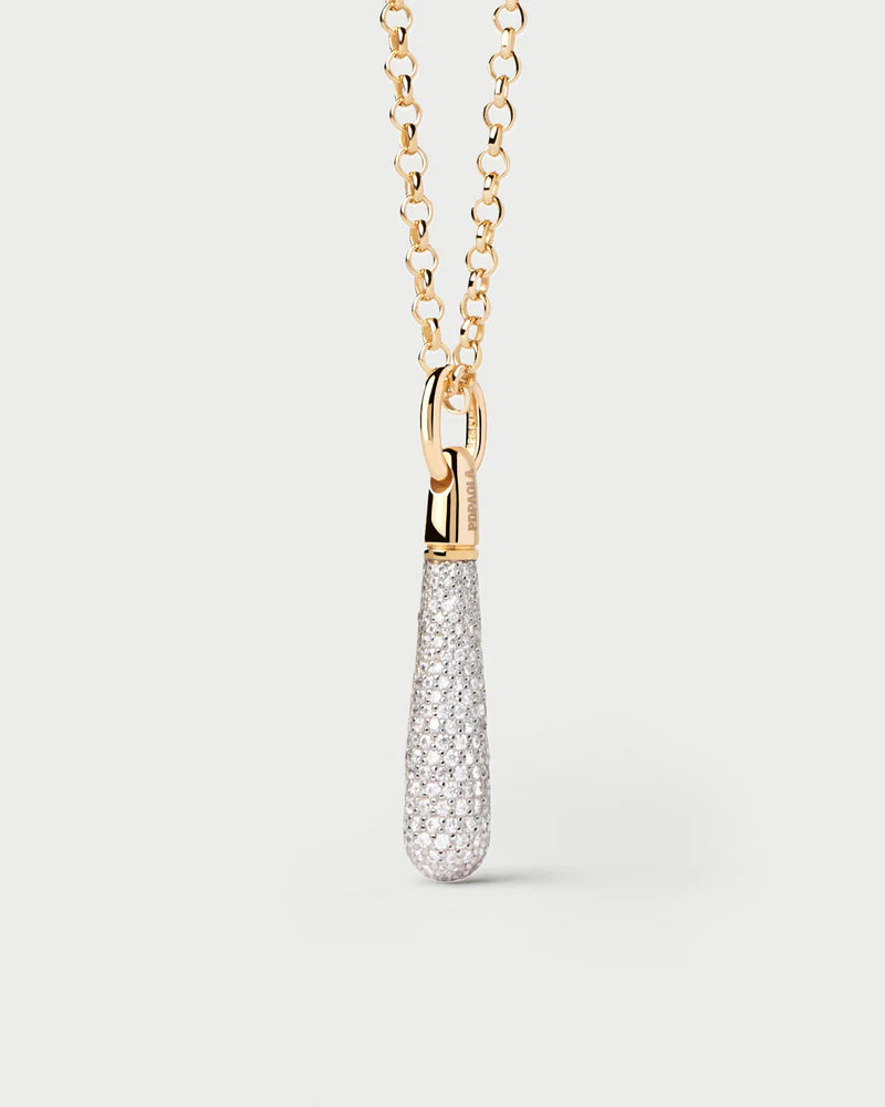 PDPAOLA Pave Large Drop Pendant