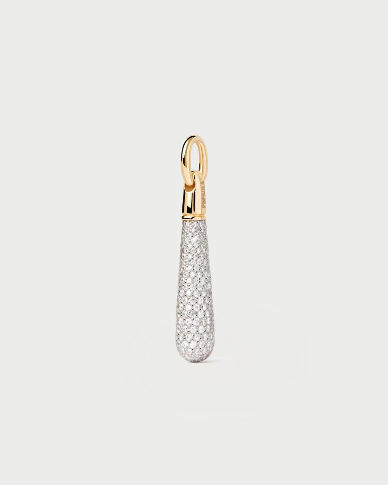 PDPAOLA Pave Large Drop Pendant