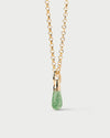 PDPAOLA Green Adventurine Drop Pendant