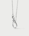 PDPAOLA Stacker Clasp Silver Chain Necklace
