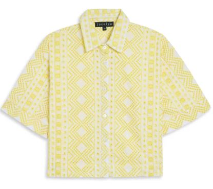 Jocelyn Eyelet Camp Shirt