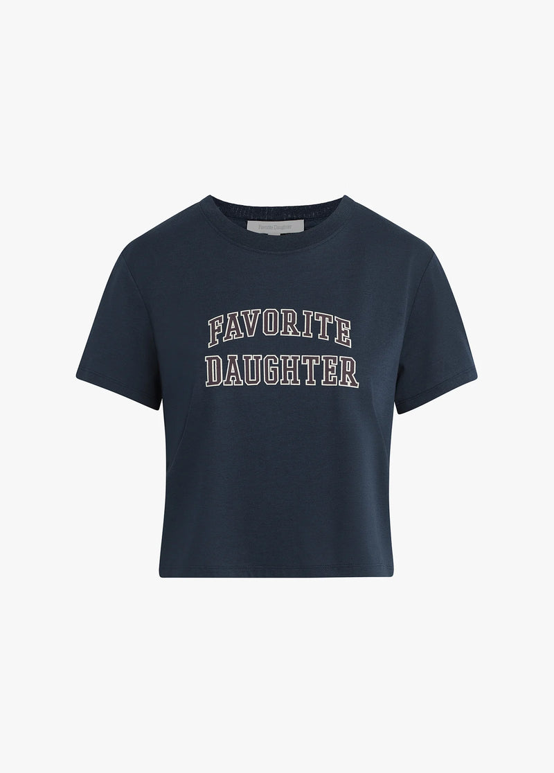 Favorite Daughter Cropped Collegiate Tee