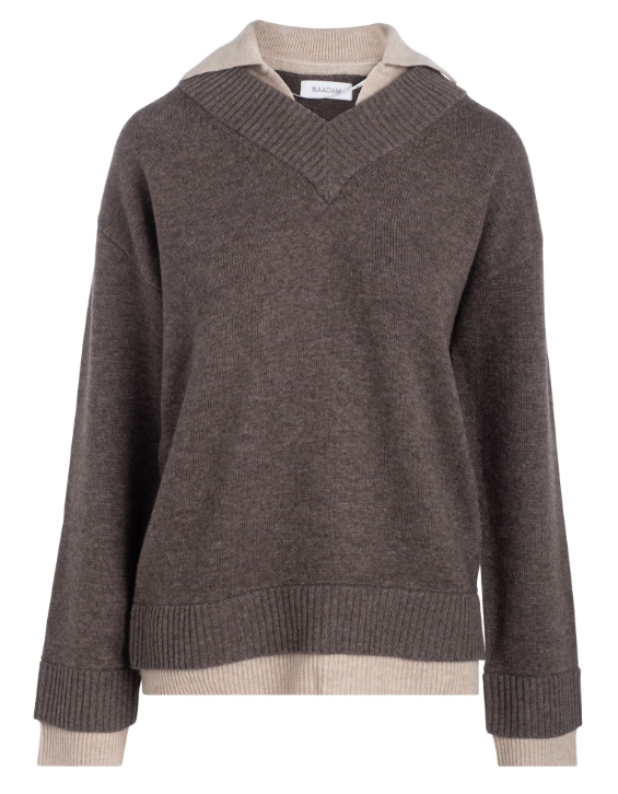 Naadam Premium Cashmino Layered Polo