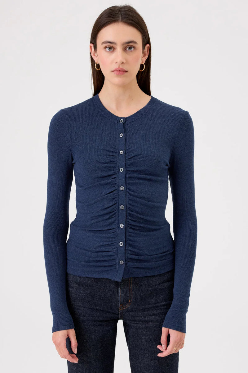 Goldie Front Ruched Cardigan