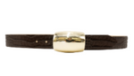 L'AGENCE Milou Domed Croc EMB Belt