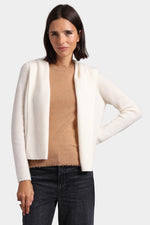 MinnieRose Cotton Shaker Hooded Flyway Cardigan