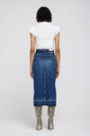 SIMKHAI Della Release Hem Midi Skirt
